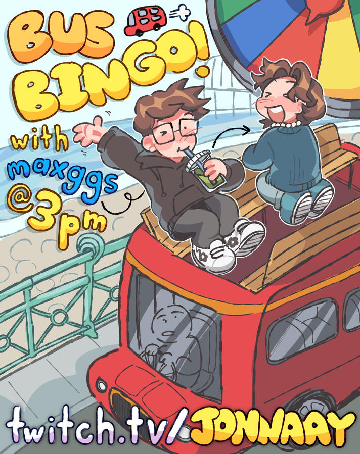 Jonnaay Bus Bingo Poster